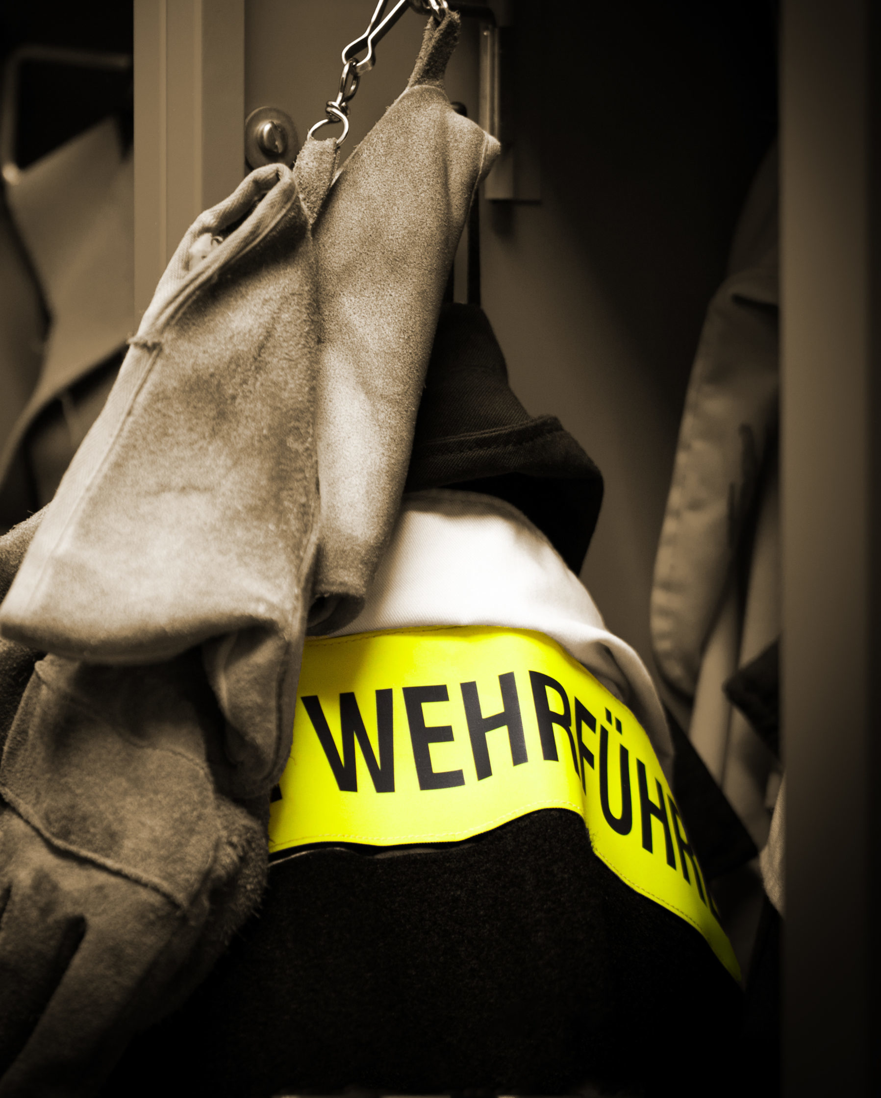 Feuerwehr Wehrführer Jacke Einsatzkleidung Brandschutz Wehrführer